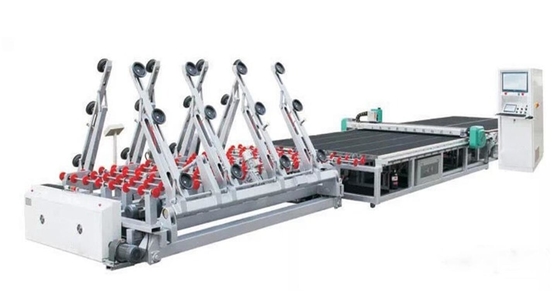 China Shaped Glass CNC Glass Cutting Machine 16KW Power Cutting 4200x2800mm Glass supplier