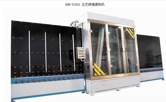 China Insulation Double Glazing Washing Glass Machine With Drive System Large Glass supplier
