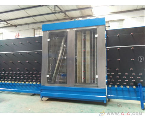 China Industrial Glass Washer Glass Processing Machines With Three Pairs Washing Brush supplier