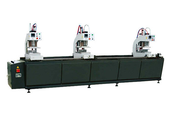 China Triple Head PVC UPVC Window Machine For Window Corner Welder High Precision supplier