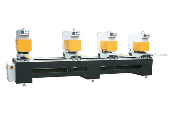 China Window Corner Seamless Welding Machine With Four Head Color PLC Control supplier