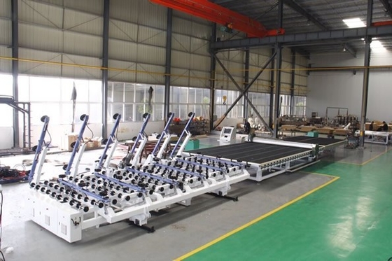 China Industrial Glass Cutting Machine , Second Hand Glass Machinery With Italy Optima Software supplier