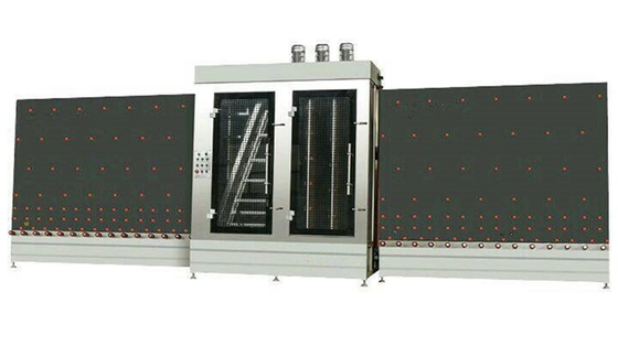 China High Efficiency Vertical Glass Washing Machine 2500x3500mm Washing Size supplier