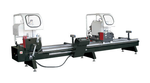 China Double Mitre Cut Aluminium Profile Sawing Machine , Aluminium Saws Machinery 3.55Kw supplier