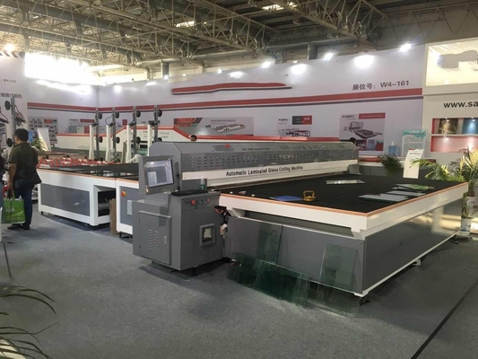 China High Speed CNC Laminated Glass Cutting Machine With GALIL Move Controller supplier