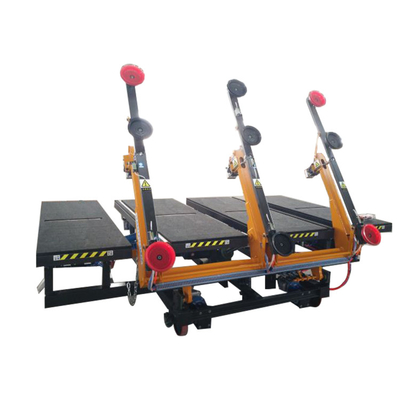 China Mobile CNC Glass Cutting Machine , Automatic Loading Machine Breakout Table supplier